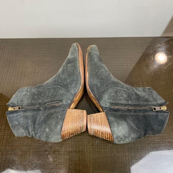 Isabel Marant Etoile Dicker Zip Ankle Booties Women's 37 US 7 - Picture 6 of 16